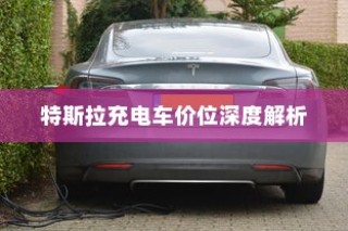 特斯拉充电车价位全面解析