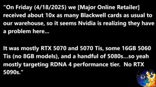 NVIDIA大幅增供RTX 50系列显卡，两款除外，好消息揭晓！