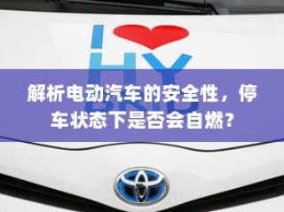 电动汽车安全性解析，停车状态下是否会自燃？
