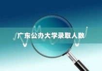 广东公办大学录取人数分析与未来展望