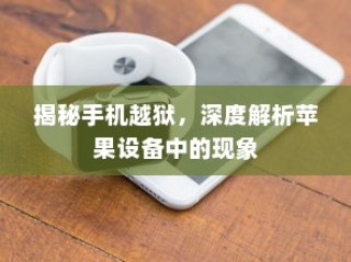 揭秘苹果设备中的手机越狱现象深度解析