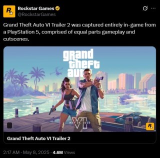 PS5呈现GTA 6预告片，新一代游戏视觉盛宴