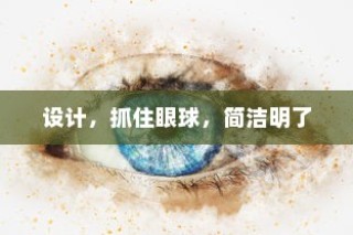 设计魅力，简洁明了的视觉吸引力捕捉者