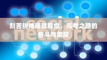 刻苦拼搏铸就辉煌，高考之路的奋斗历程与荣耀时刻