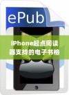 iPhone起点阅读器支持的电子书格式及阅读体验探讨