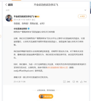 比亚迪维权行动，捍卫企业权益，坚决抵制谣言传播之战！