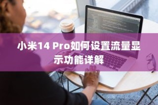 小米14 Pro如何设置流量显示功能详解