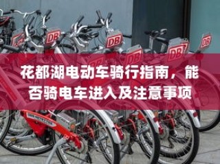 花都湖电动车骑行指南，入园规定与骑行注意事项