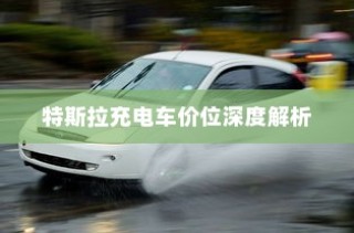 特斯拉充电车价位全面解析