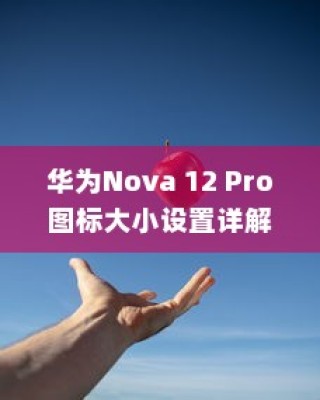 华为Nova 12 Pro图标大小设置详解
