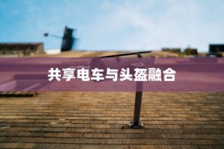 共享电车与头盔融合，安全与便利的双重提升