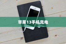 苹果13手机充电不能充满的探究