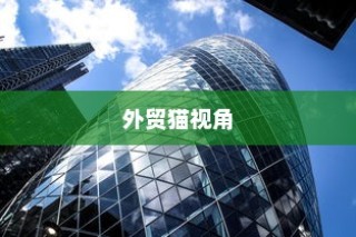 外贸猫视角下的全球贸易格局远瞻与未来展望