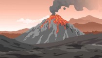 尼伊布火山猛烈喷发 火山灰柱直冲3000米高空