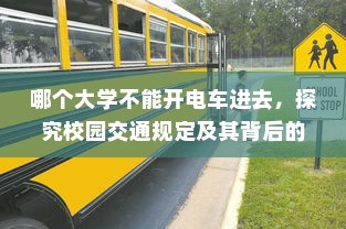 哪个大学不能开电车进去，探究校园交通规定及其背后的原因