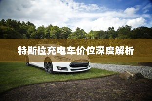 特斯拉充电车价位深度解析