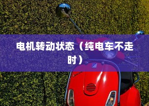 电动车动力系统运作机制揭秘，纯电车不走时电机是否转动？