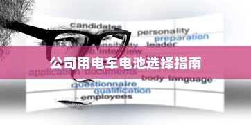 公司用电车电池选择指南