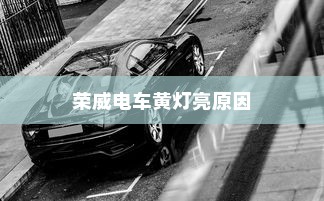 荣威电车黄灯亮原因解析及解决方法