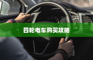四轮电车购买攻略，挑选性价比最高价位指南
