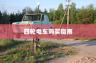 四轮电车购买指南，挑选性价比最高价位攻略