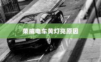 荣威电车黄灯亮原因解析及解决方法
