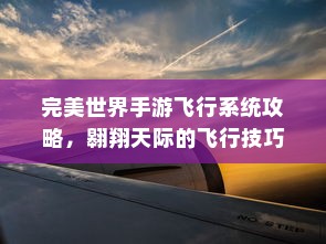 完美世界手游飞行系统攻略，翱翔天际的飞行技巧