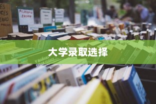解读大学录取选择，选择不去的影响与考量