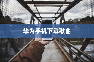 华为手机如何轻松下载歌曲，详细指南