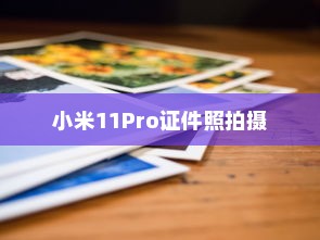 小米11Pro证件照拍摄指南，掌握拍摄技巧，轻松拍出专业证件照
