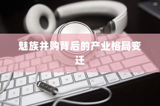 魅族并购背后的产业格局变迁