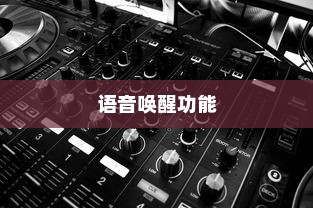开启语音唤醒功能
