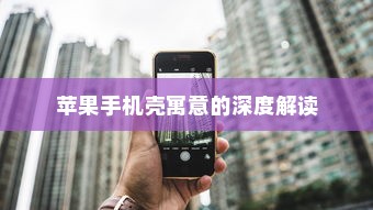 苹果手机壳寓意的深度解读
