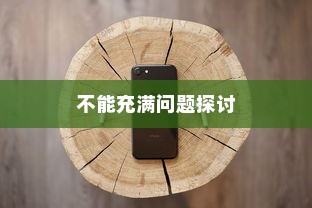 苹果13手机充电不能充满的探讨