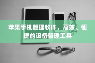 苹果手机管理软件，高效、便捷的设备管理工具