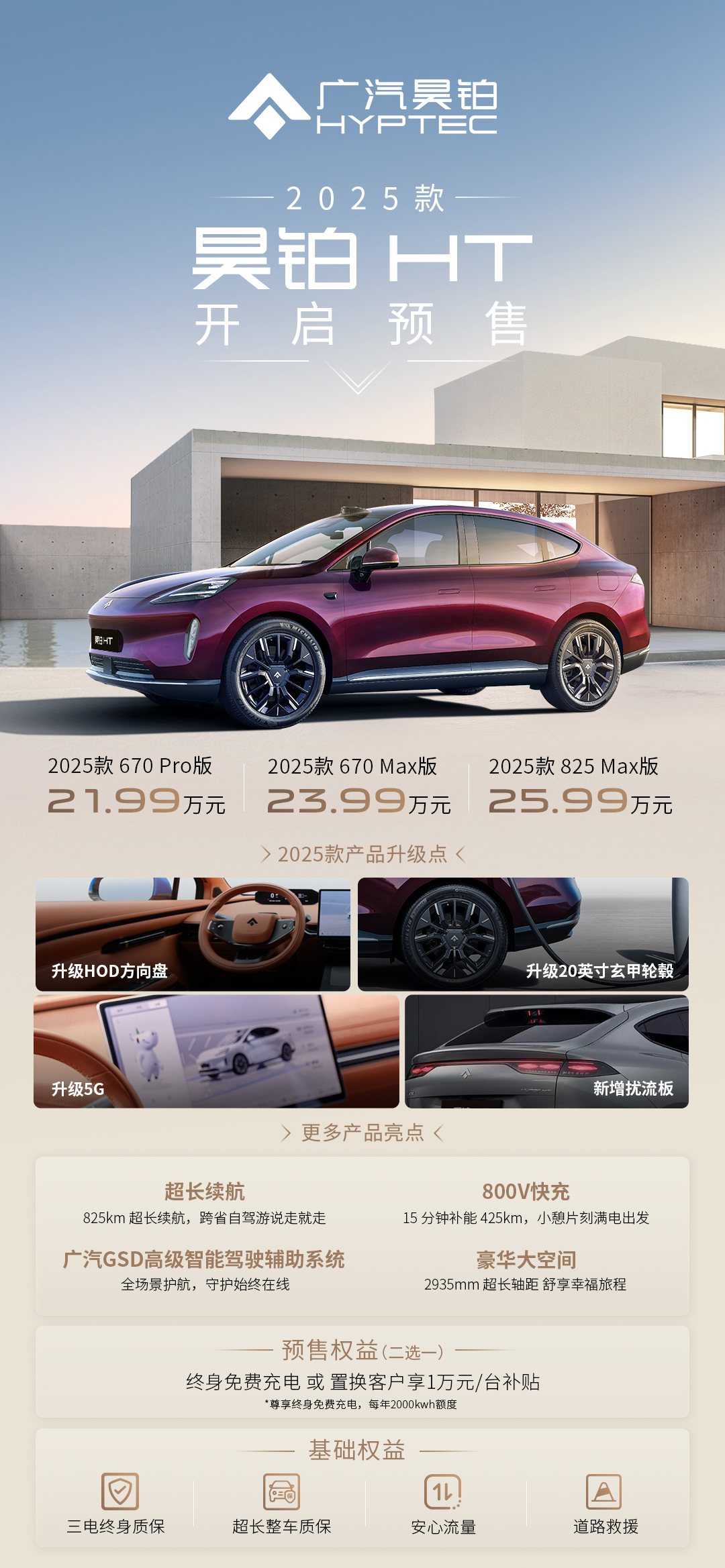 广汽昊铂HT/GT 2025款预售开启，四大产品升级引领豪华进阶之路