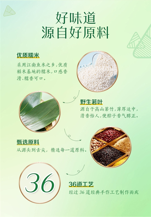 烤鸭味粽子尝过没 全聚德一见粽情粽子礼盒：限时39元